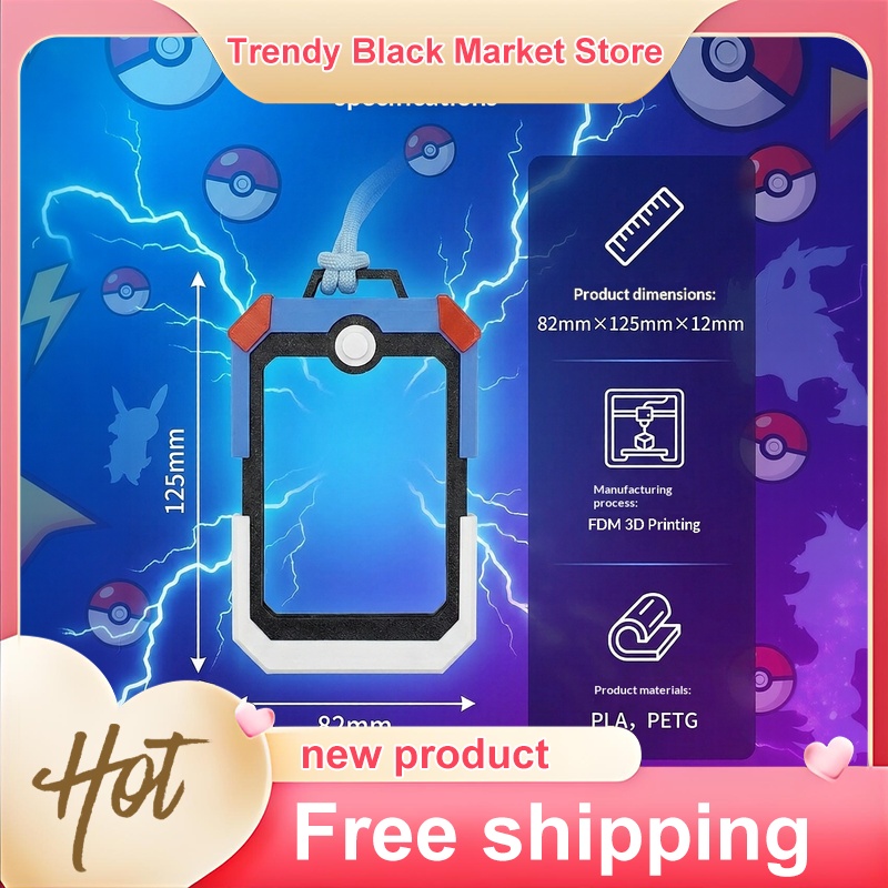 PTCG Pokemon Card Brick Displa - 3D Printing Card ulasan dan harga