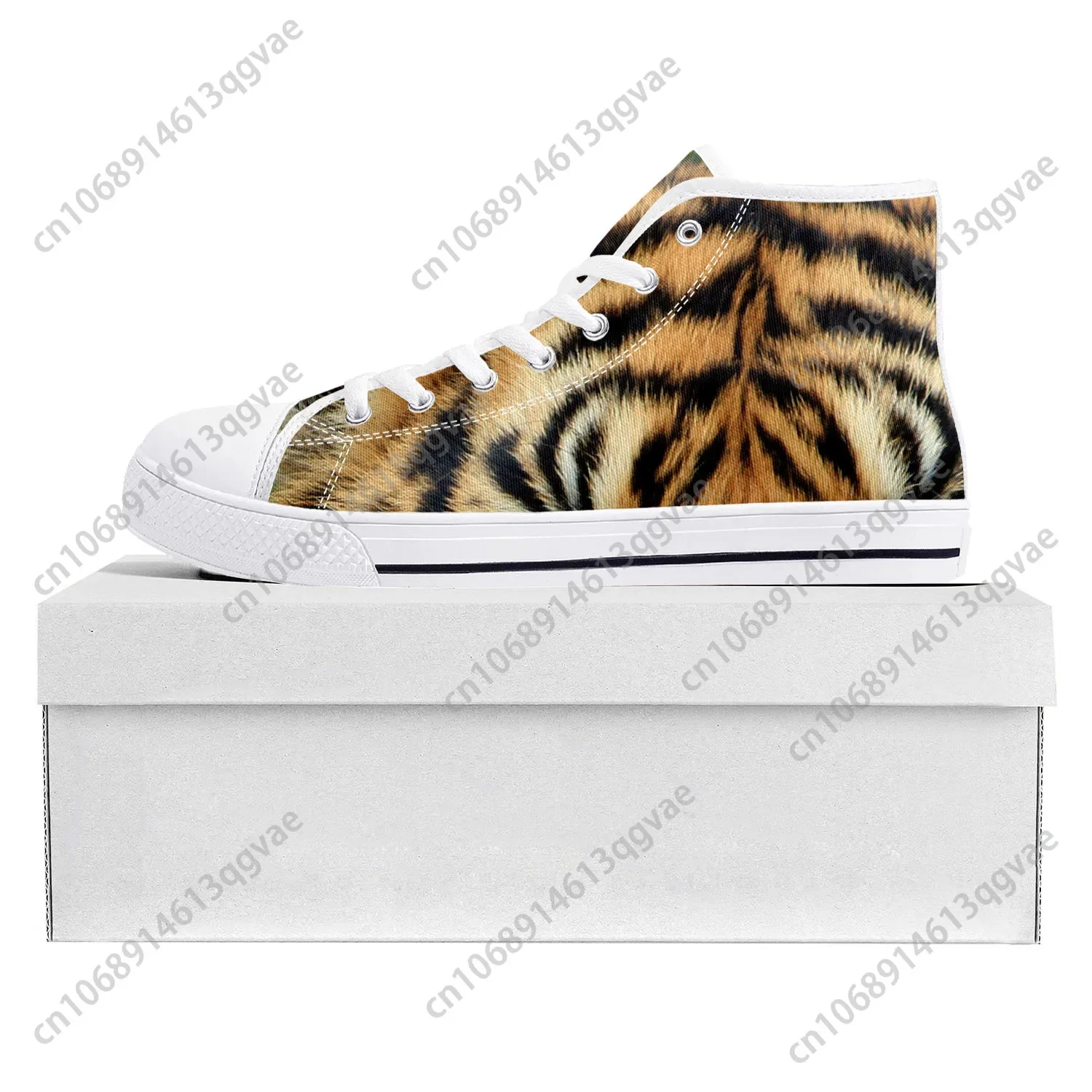 Tiger Stripe 3D Print High Top - 3D Printing Custom ulasan dan harga