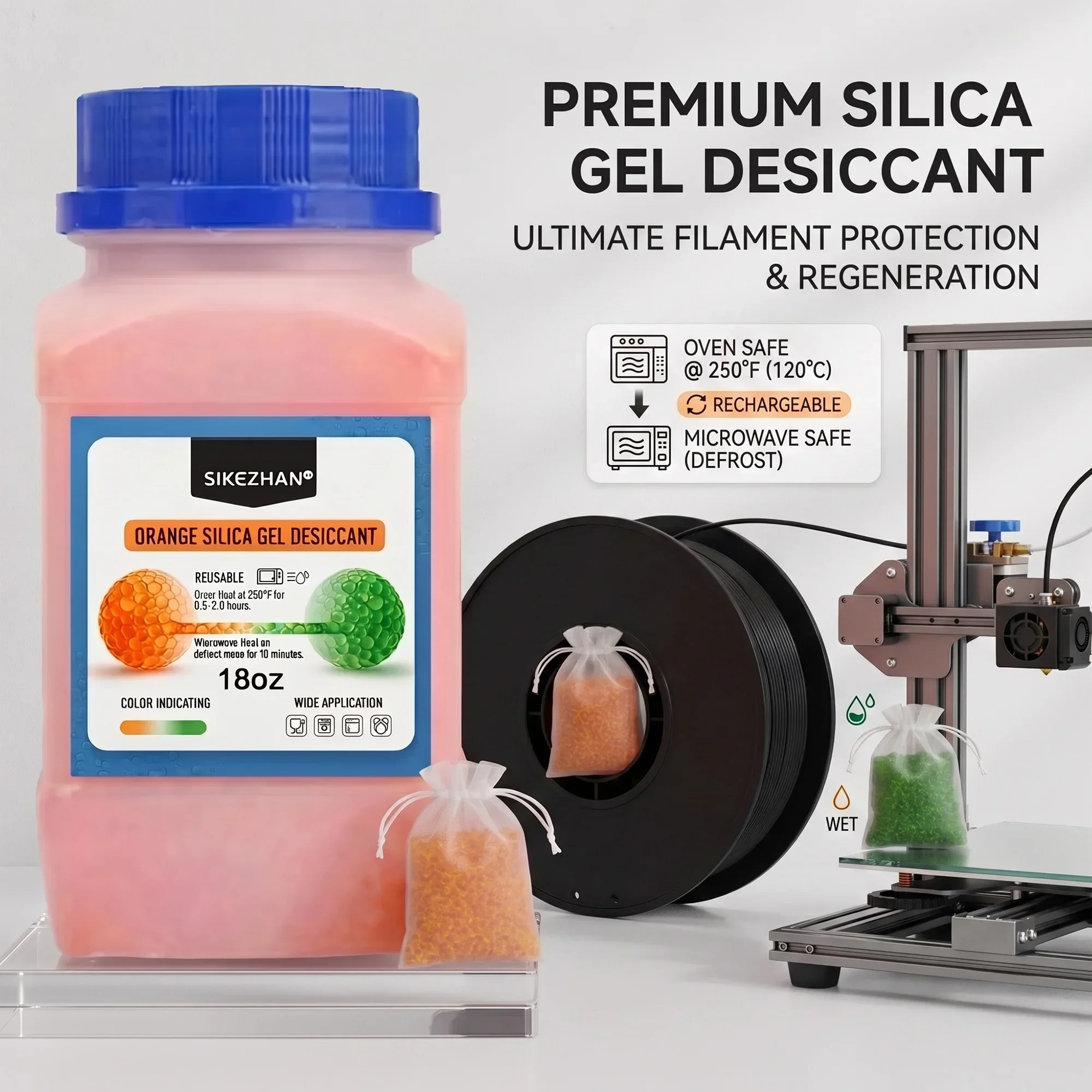 3D Printer Filament Desiccant  - 3D Printing Deck Box ulasan dan harga