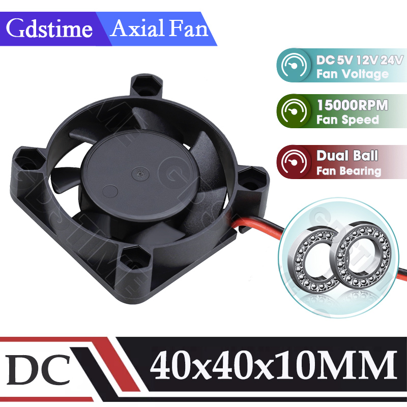 Gdstime 4010 Fan 24V 12V 5V US - Cooling Fan 40Mm 3D ulasan dan harga