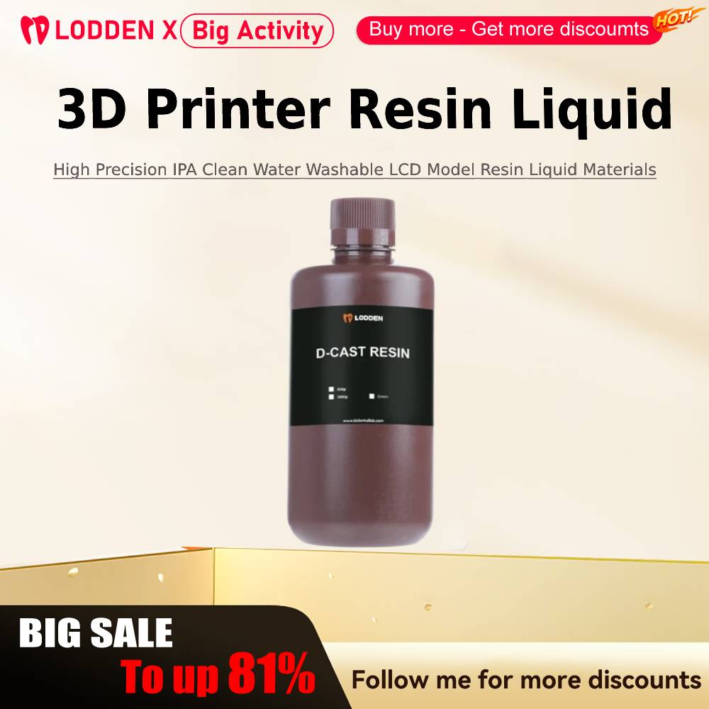 Lodden 3D Printer Resin Liquid - 3D Printing House Machine ulasan dan harga