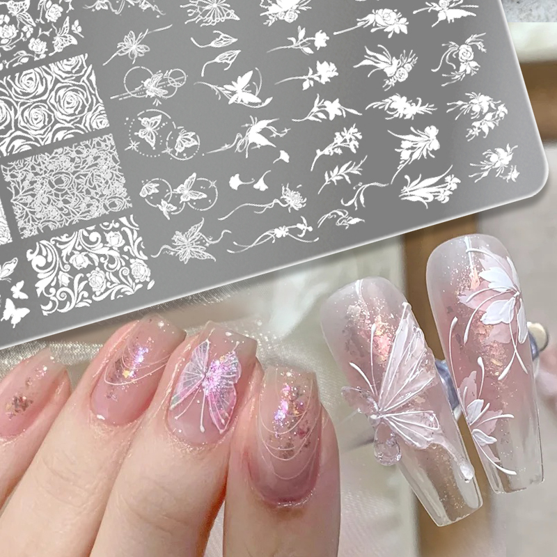BORN PRETTY Leaves Flower Nail - 3D Printing Templates Free ulasan dan harga