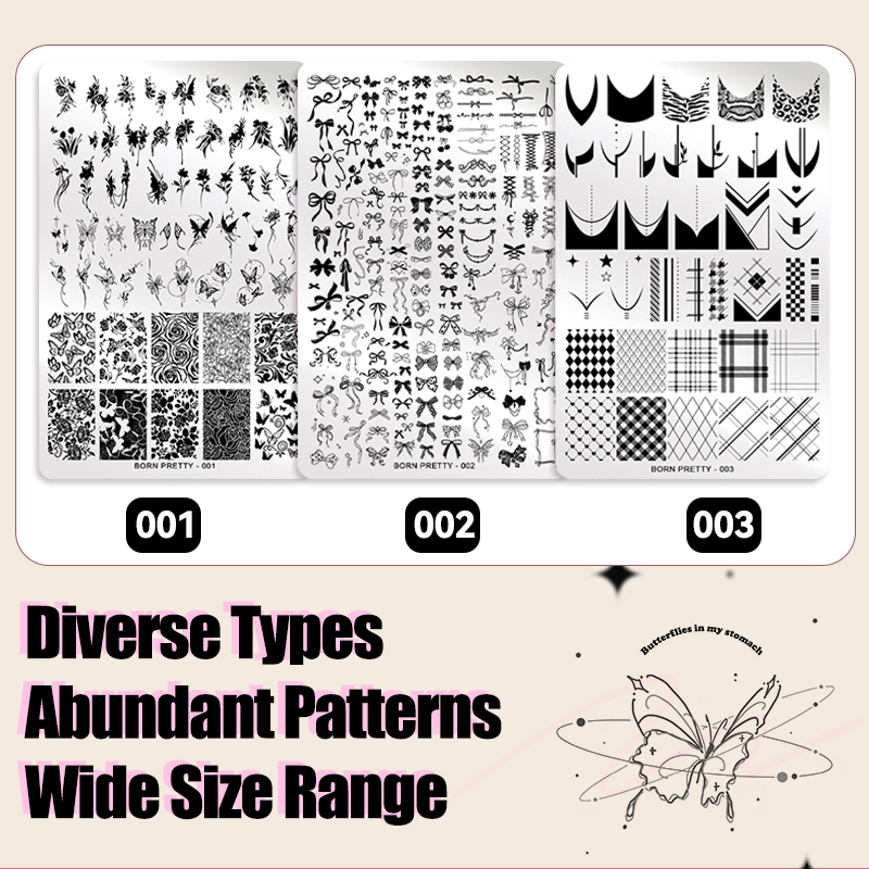 BORN PRETTY Leaves Flower Nail - 3D Printing Templates Free ulasan dan harga