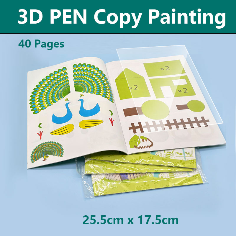 3D Pen Drawing Book with Graph - 3D Printing Templates Free ulasan dan harga