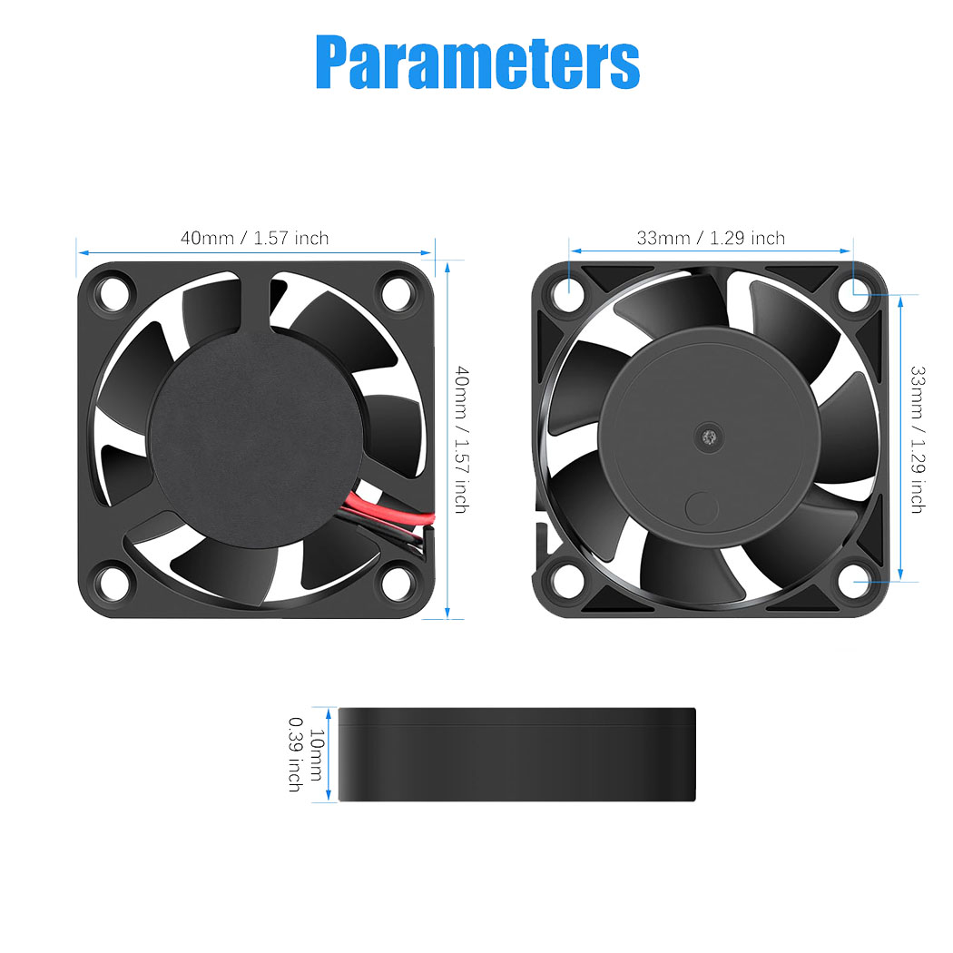 40MM Computer Case Cooler DC 5 - Cooling Fan 40Mm 3D ulasan dan harga